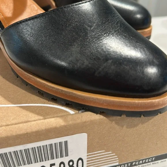 Patina by Portland Leather Goods Heeled Mary Jane shoes Women's Size 7 1/2 Black - Picture 5 of 6